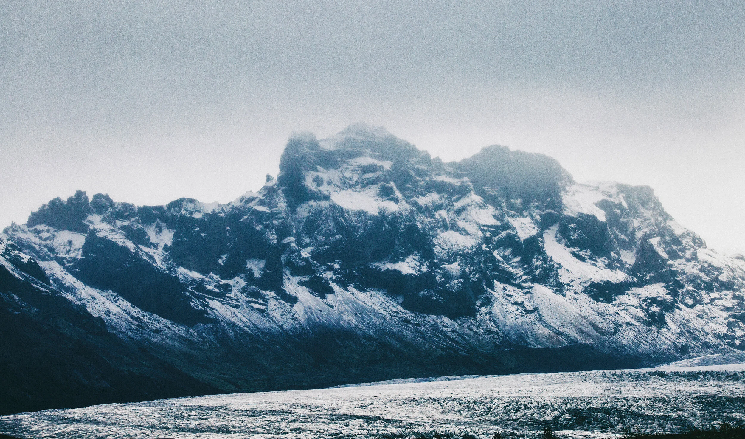 Blue mood in Iceland’s eastern region.