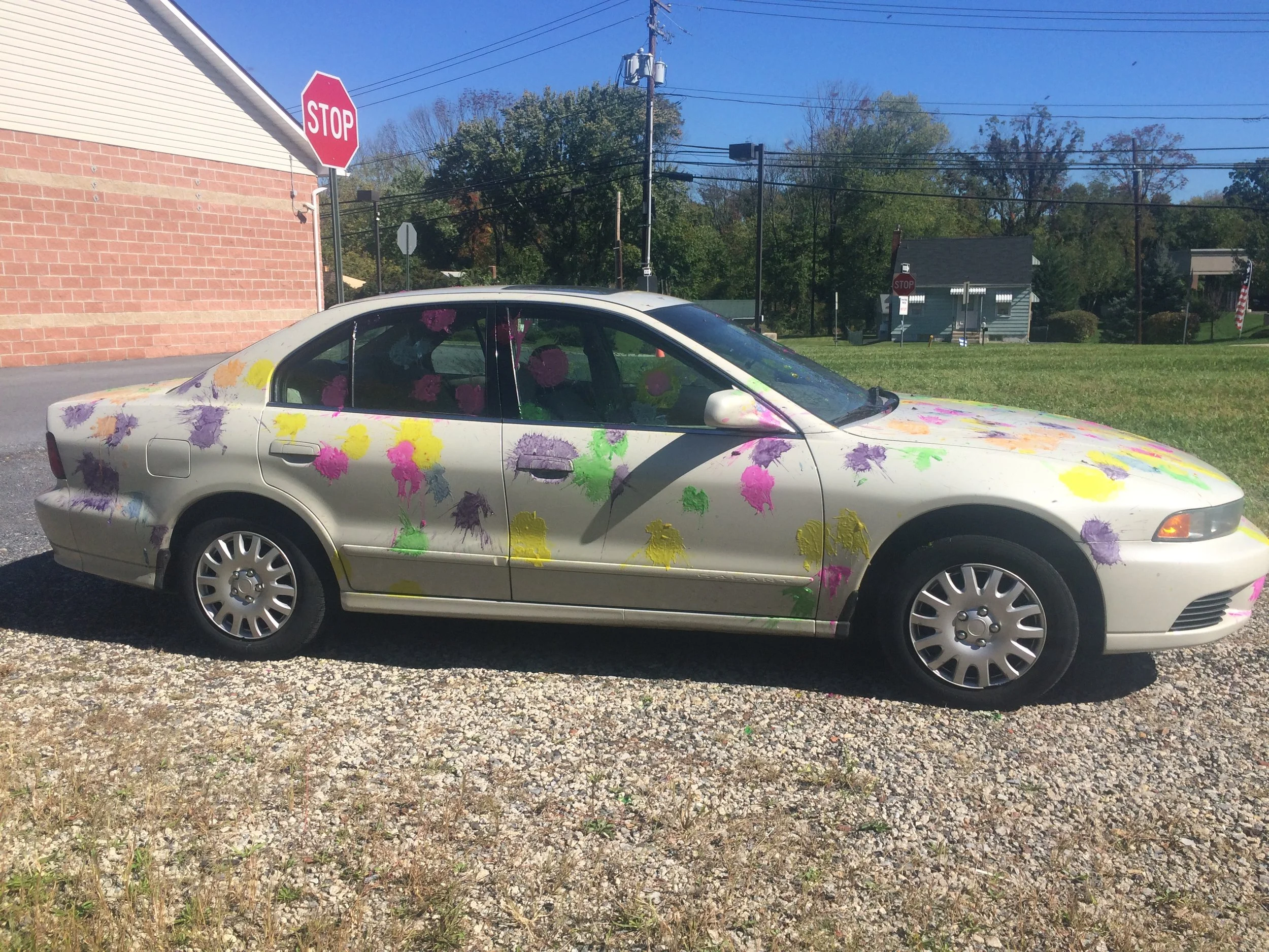 Doesn't this car look SPLATastic?