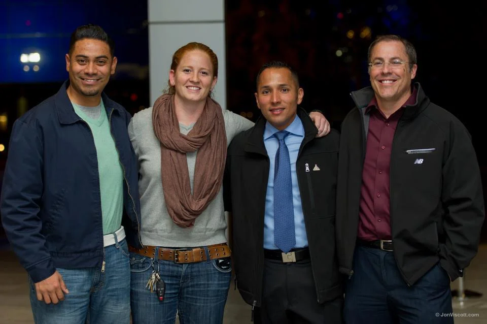 LANDAVAZO WITH FELLOW MILITARY VETERANS