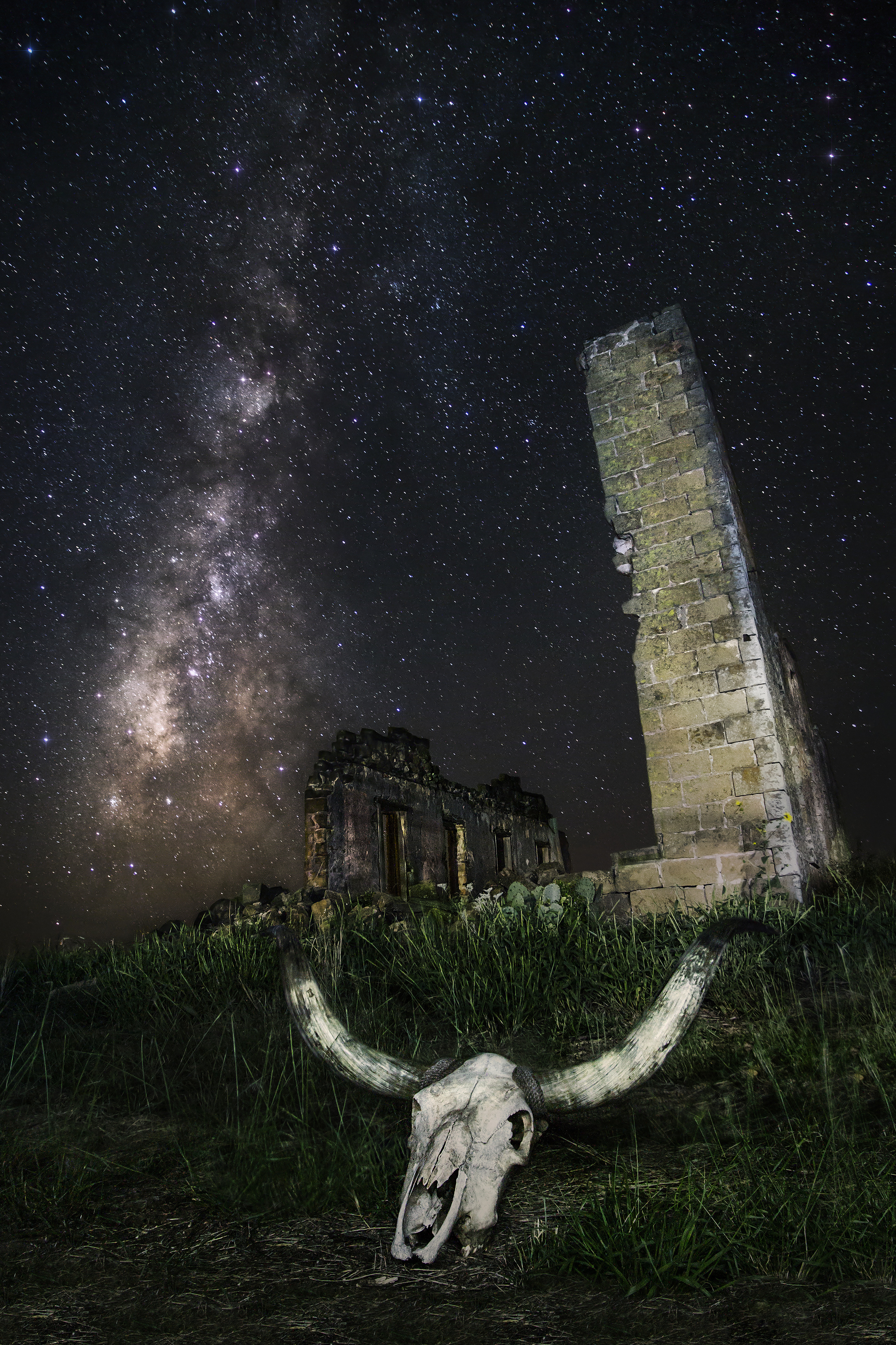 Ruins of the 1947 Pontotoc, Texas fire. 