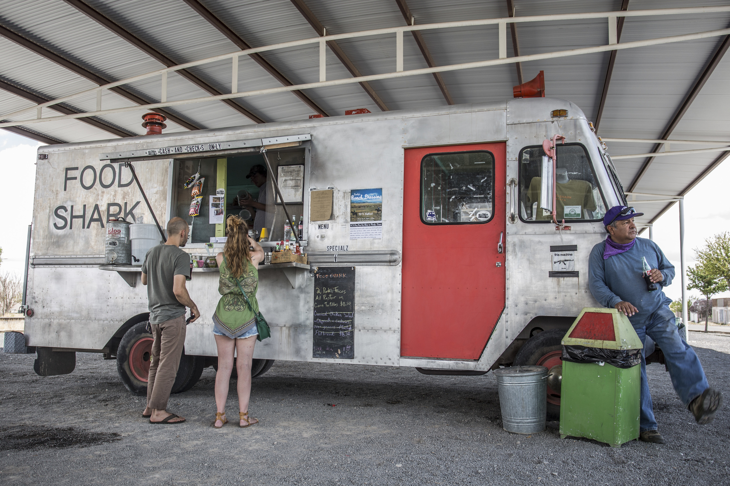 Food Shark Truck, downtown Marfa. Image by Jason Weingart