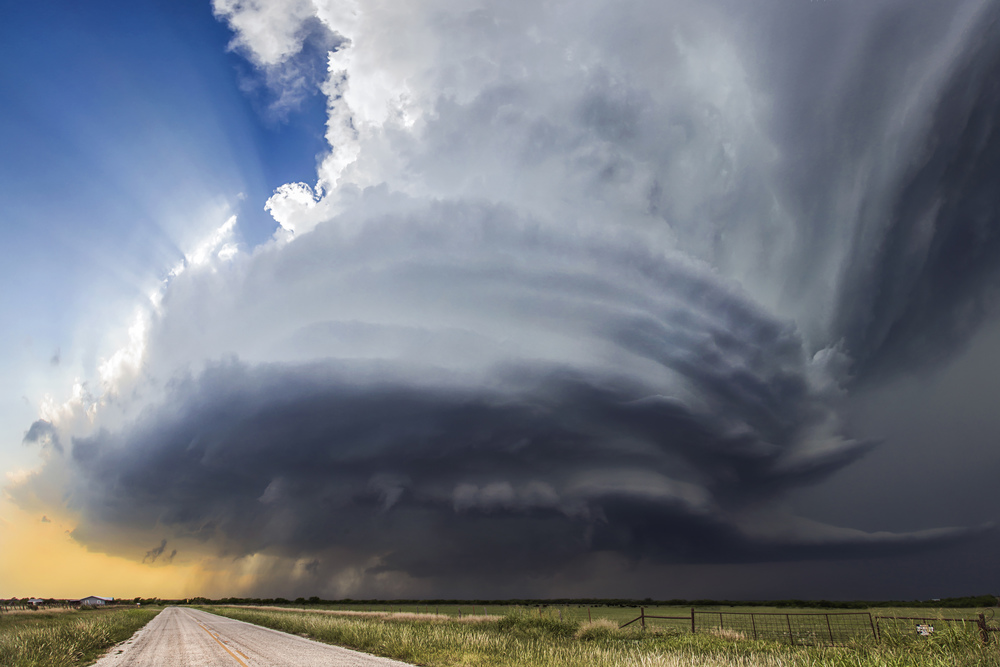  Mesocyclone over Henrietta, Texas. 