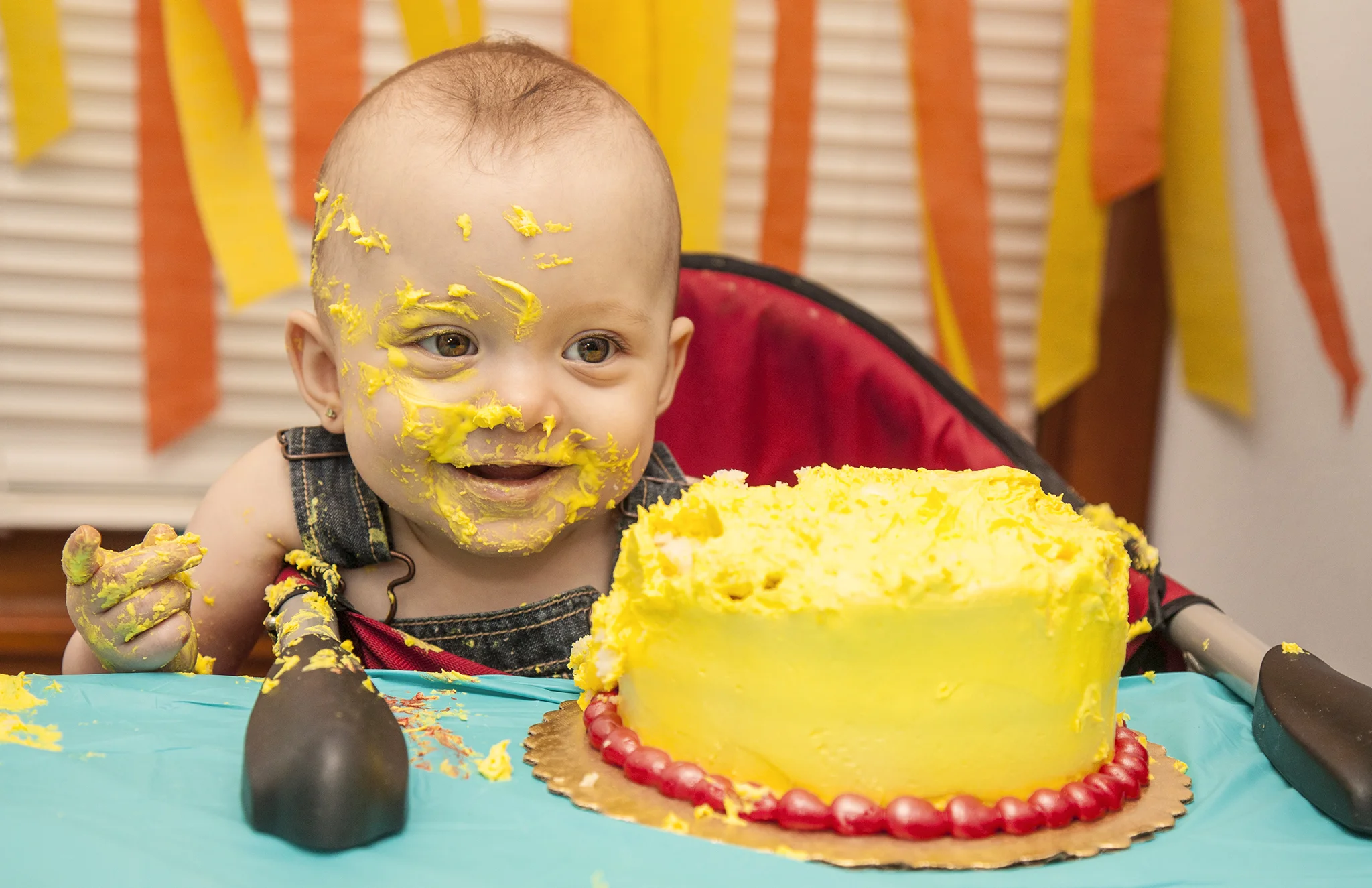 Our daughter, Emerald's first birthday. 