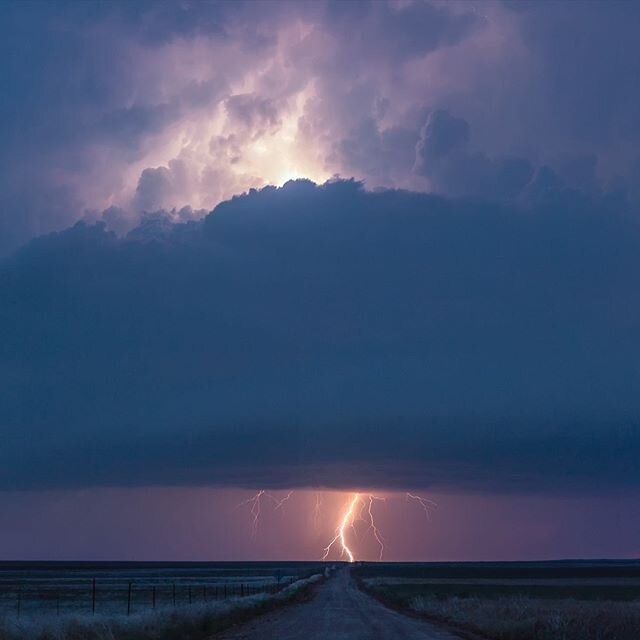 Lightning from a supercell in Northeast Colorado yesterday. 
#lightning #weather #storm #adventure