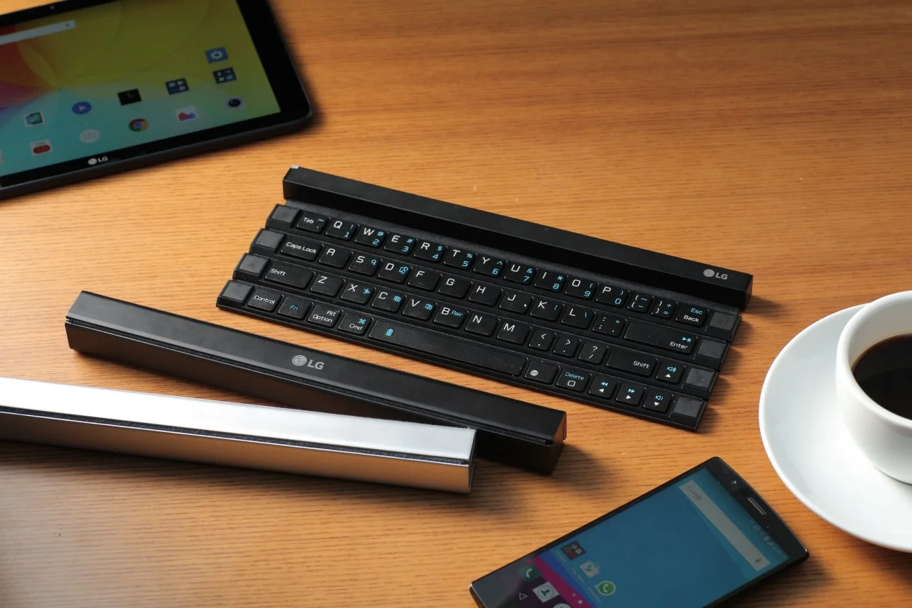 LG's new keyboard, the Rolly