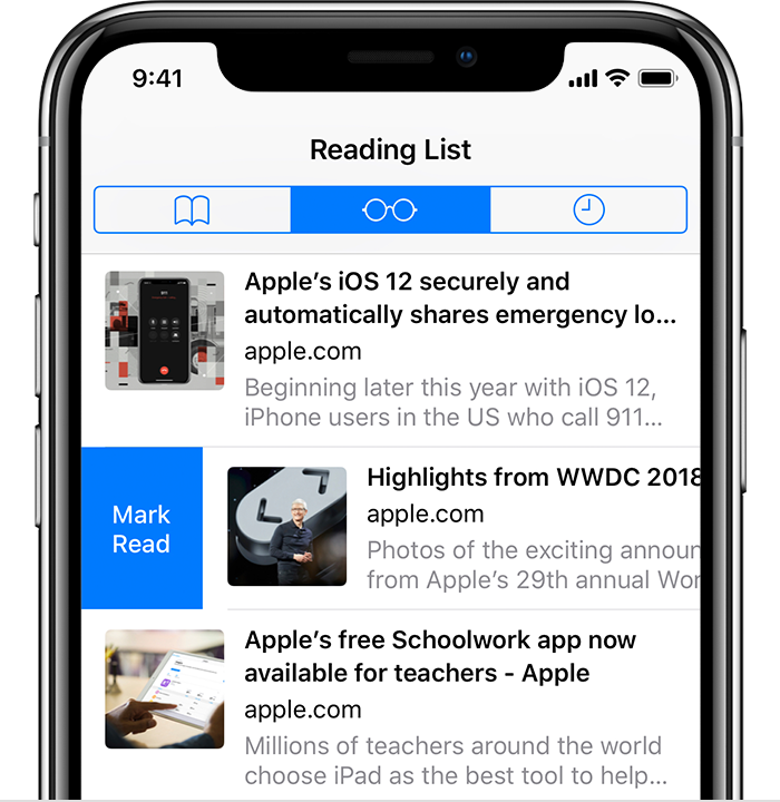 How to Enable &amp; use Reading list for offline reading on iPhone/iPad 