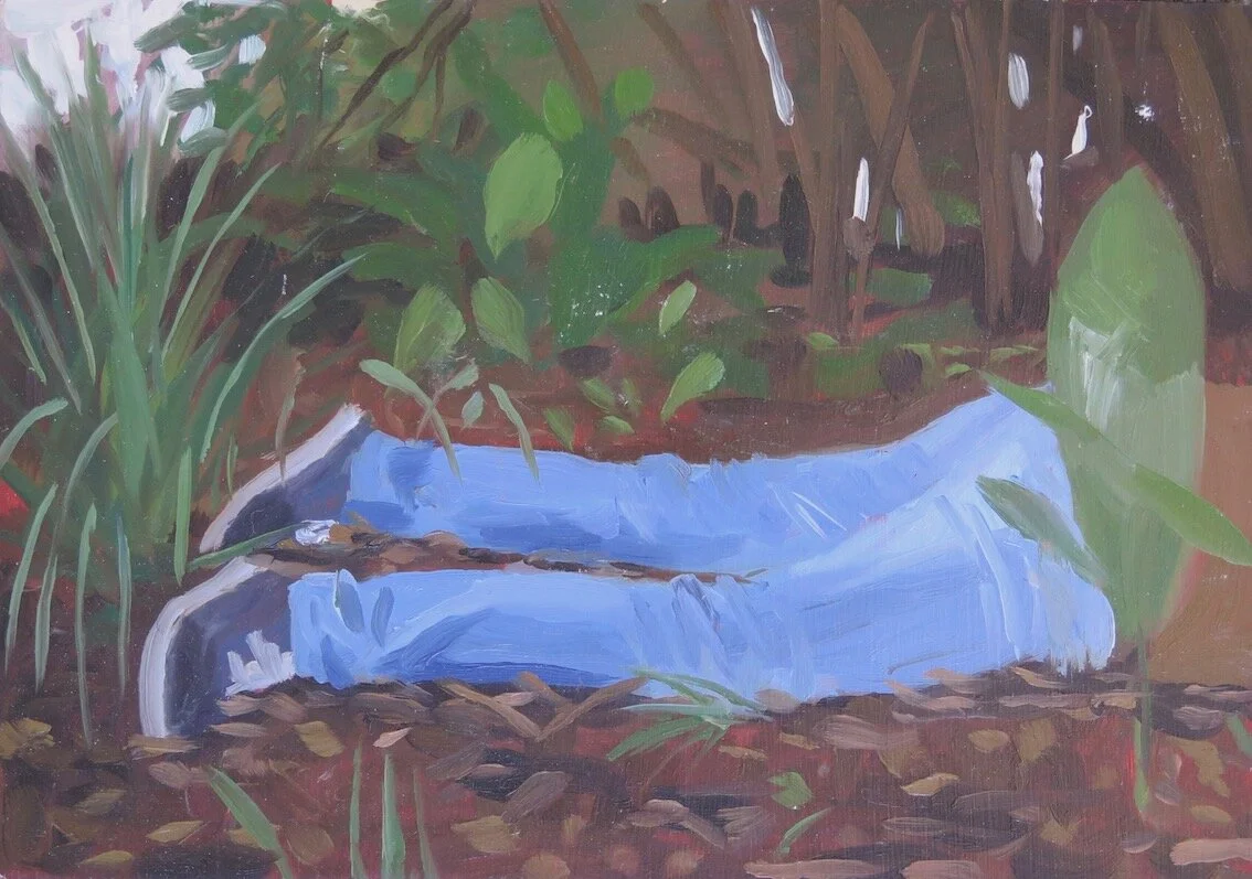   Untitled study , 2018  oil on board  19.5 x 14 cm  for sale 