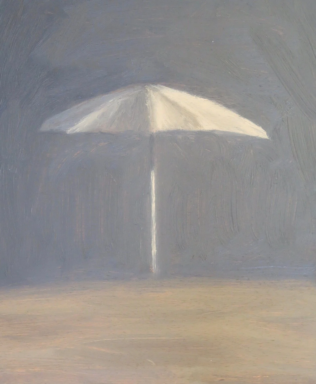   Umbrella , 2020  oil on board  20 x 24 cm  for sale 