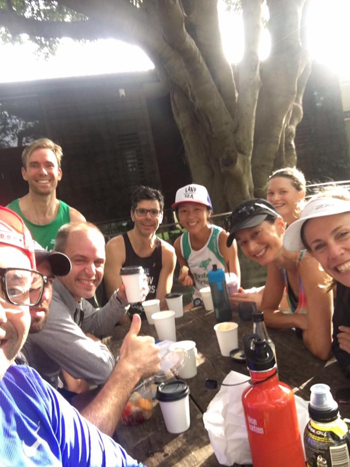 Rejoov Panther coffee catch ups post long runs 