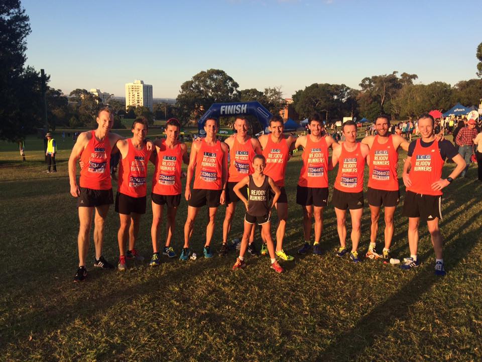 Miranda XC Rejoov Runners Mens A and B teams plus Enda, Jesse, Richard & 9 yr old Maggie ran as individuals - awesome effort gang!! Lots of fun. 