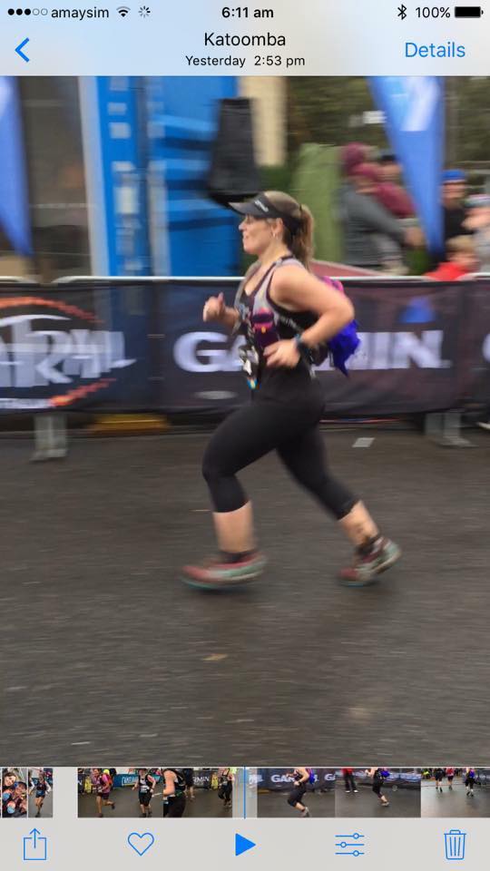 Awesome effort tracey hind - online runner - love your work - uta 22k finish yay