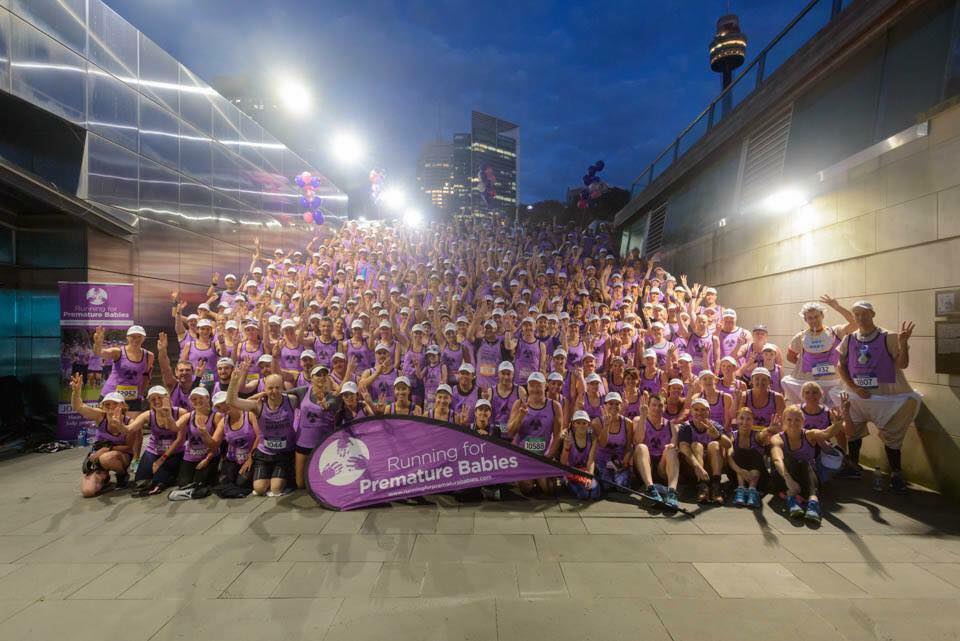 Premmie babies pre-race pic 2017 with over 500 runners in their 11th year - congratulations sophie cotton smith and team