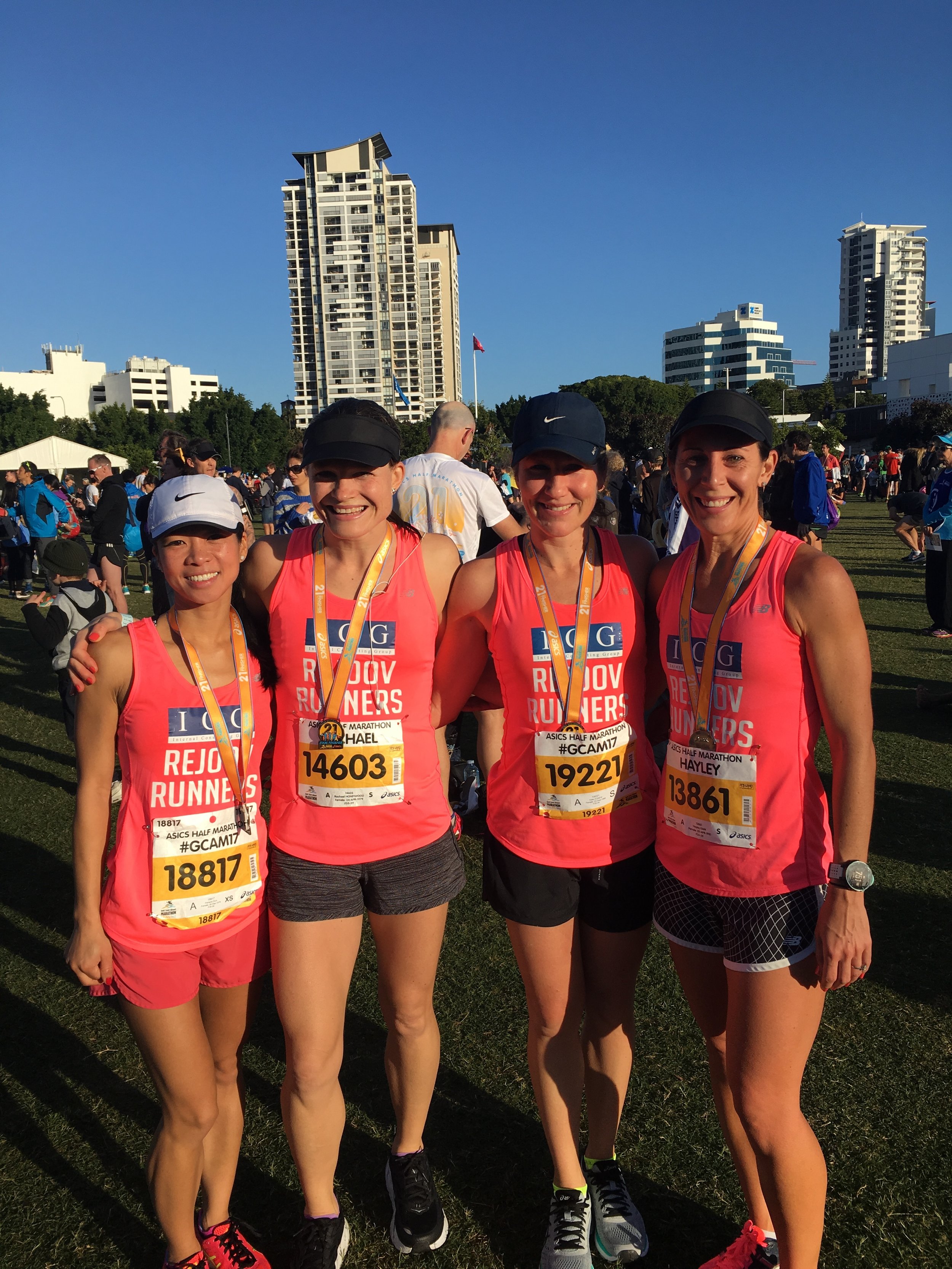 Awesome runs ladies!! All pbs Floriana Dua, Rachael Honeywood, Kate Agnew and Hayley Kain