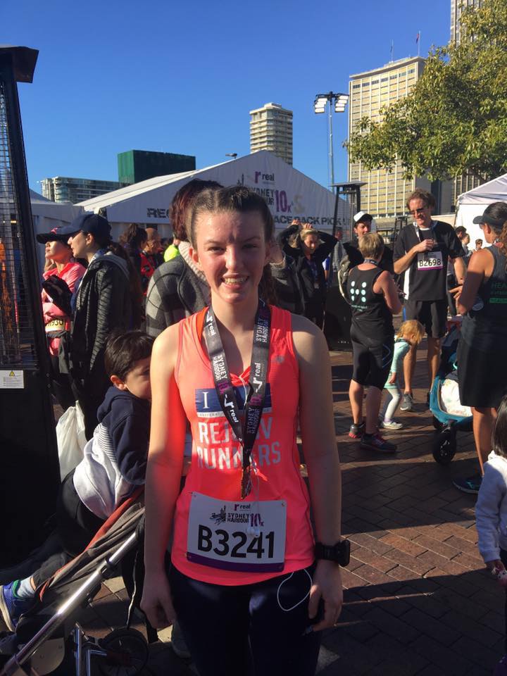 Well done junior Sidney Mulholland, 15yrs old on her 10k