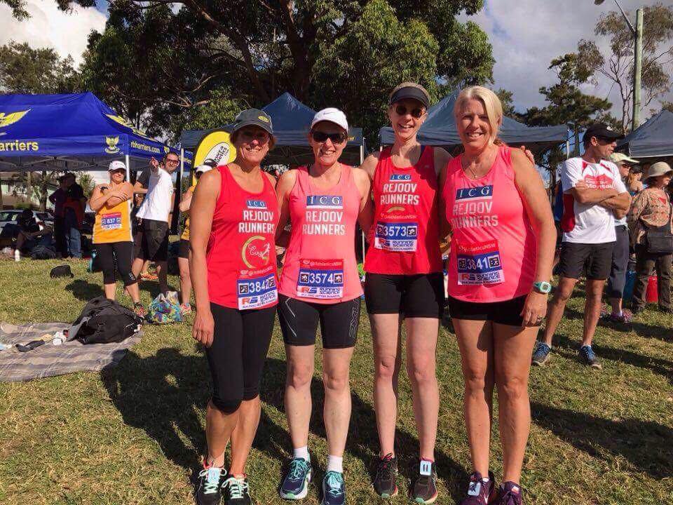 Miranda relays over 45s - go girls! 