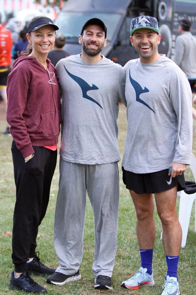 Pyjama party or the start of the Canberra Australian Running Festival ?