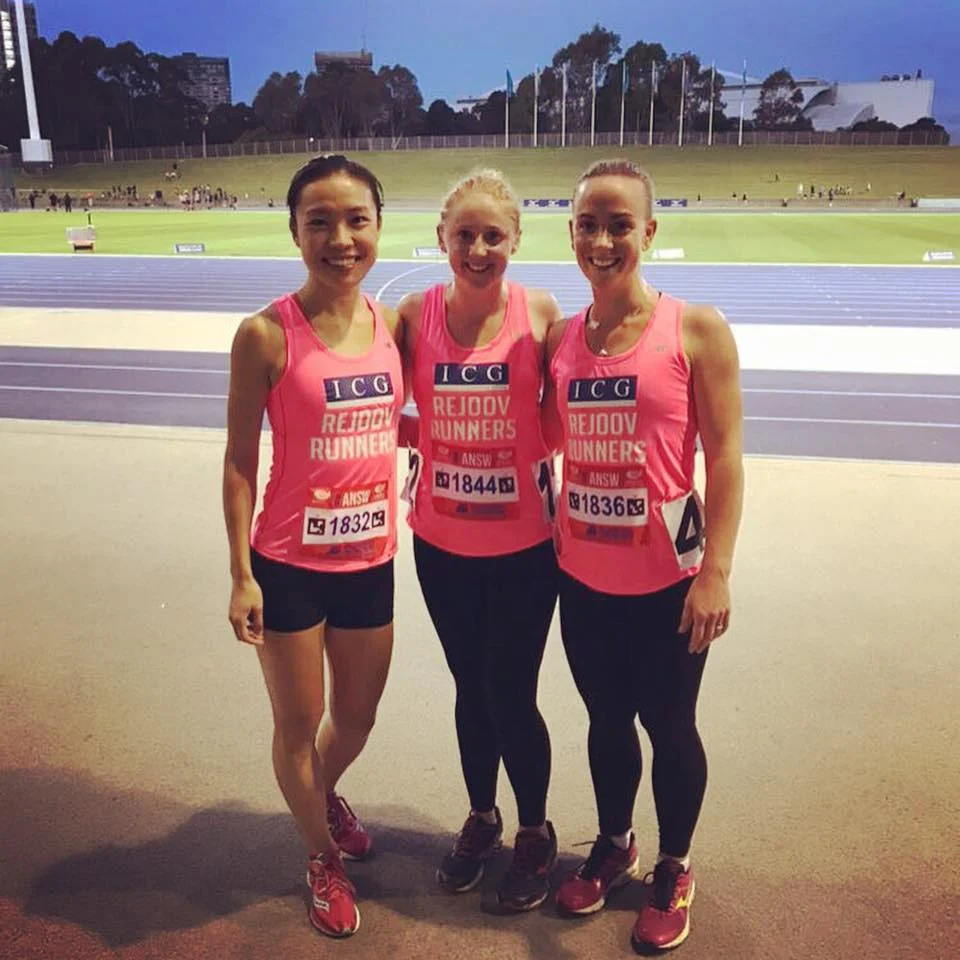 Cathy track 5000m champs PB 