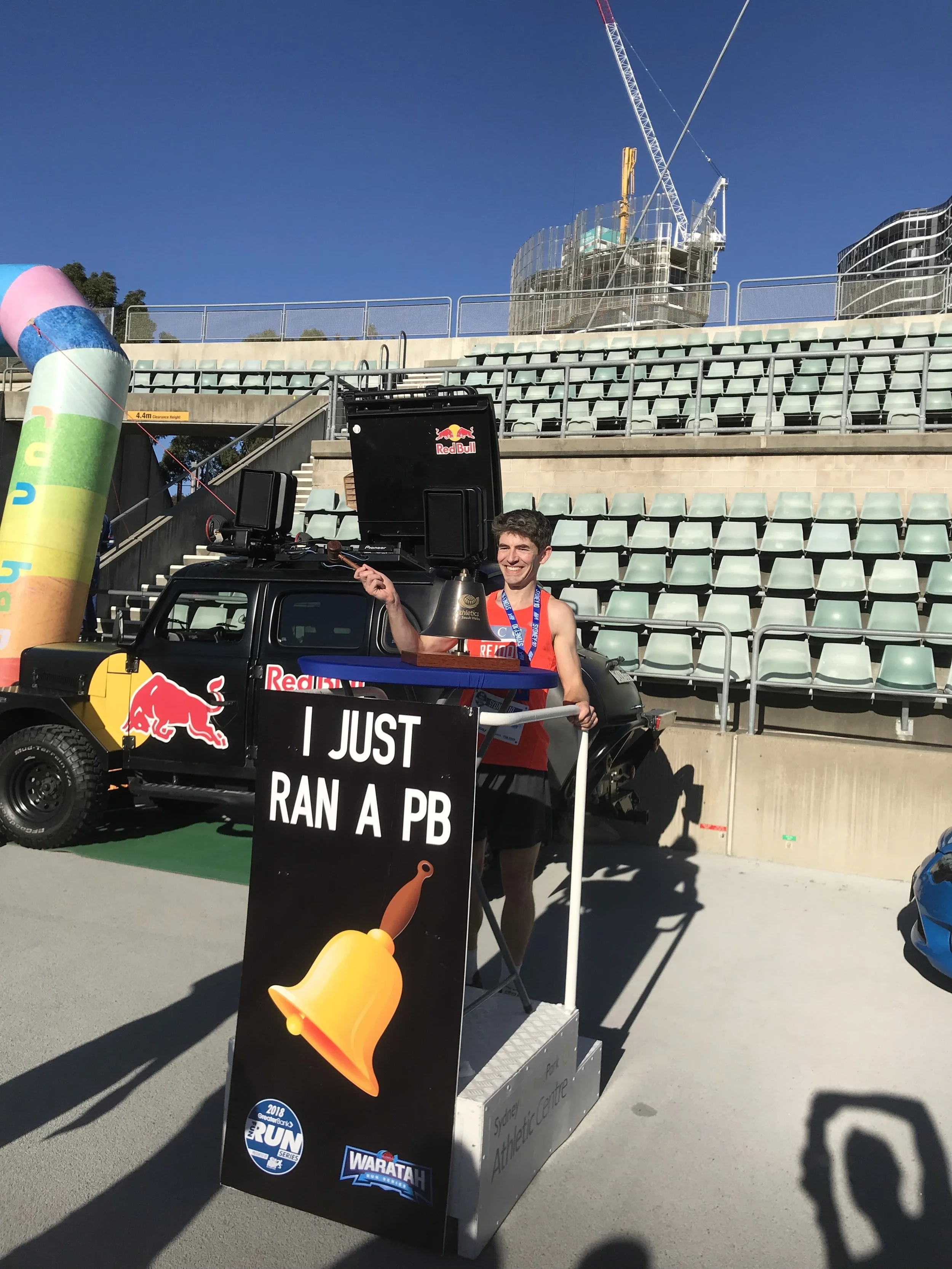 Mark Higgs - 33.35 Sydney 10k 2018 a 2.5min PB