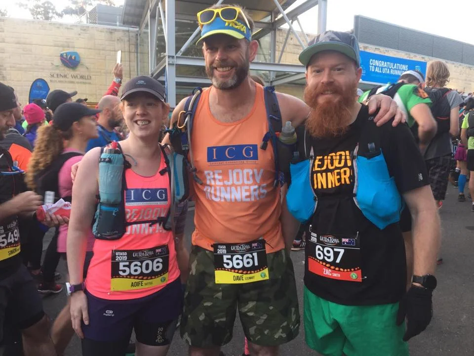 Aoife, Dave and Zac