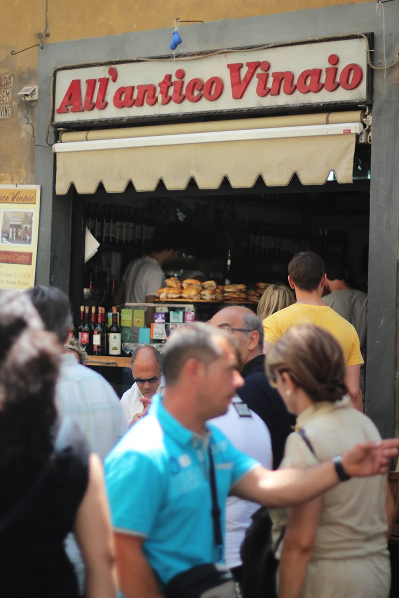 Best Panino in the World
Ask Eugenio to make you a schiacciatina with his secret pecorino spread and whatever he deems fit for the day. Sit there and have it with a glass of wine or prosecco, for the conversations that follow are key to the All'anti…