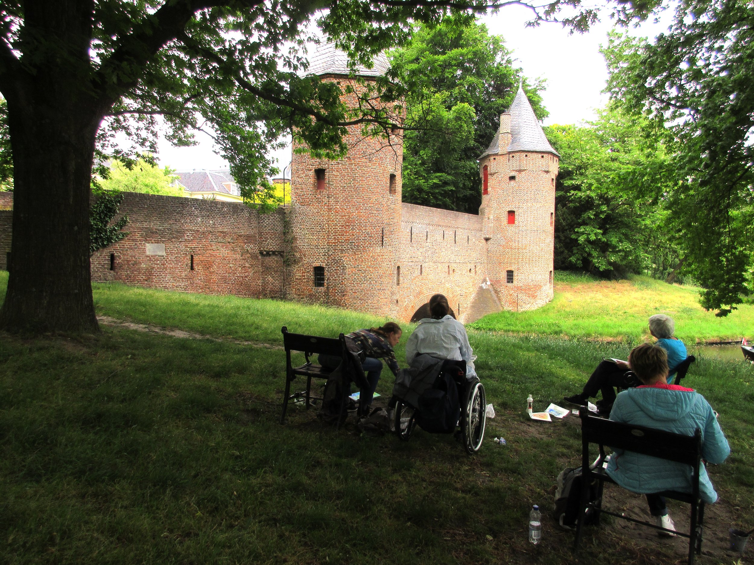 Snelschetsen in Amersfoort, Monnikendam