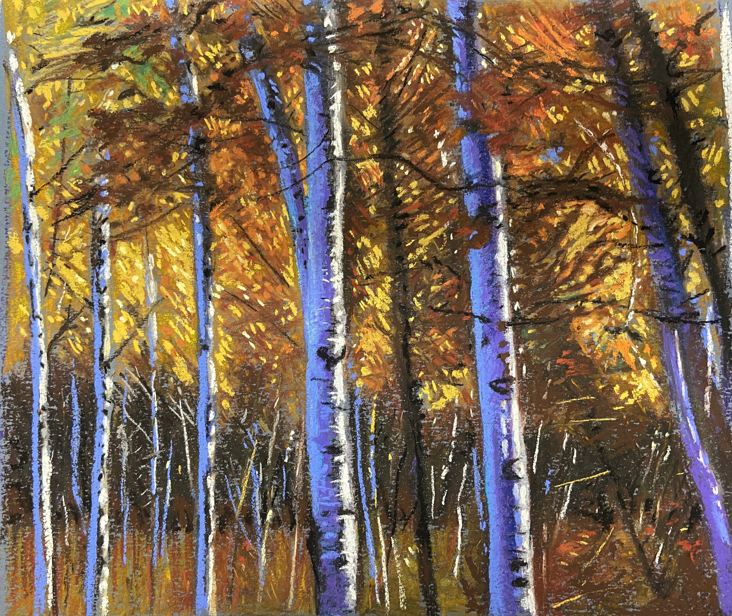 Pastel Trees, Julie Douglas