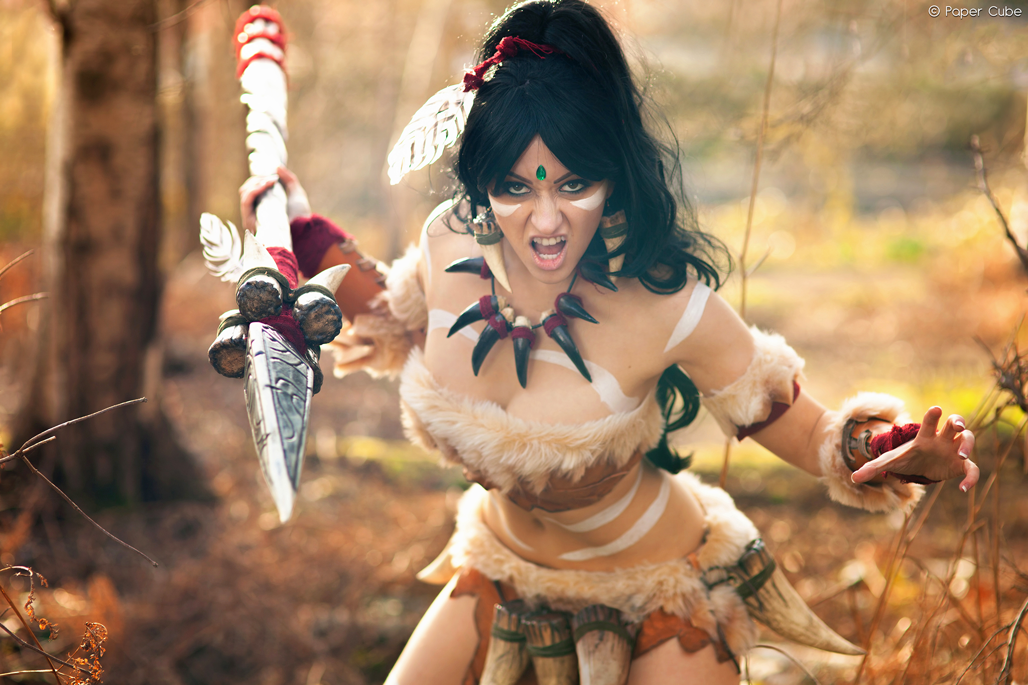 Nidalee - League of Legends by Tabitha Artyfakes
