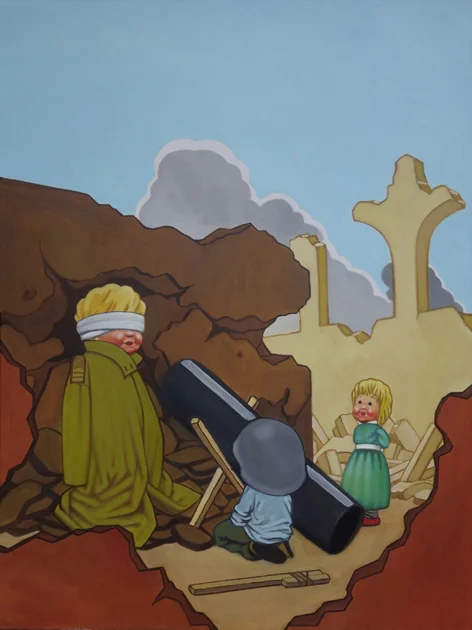  o.T. 120x90cm Öl auf Leinwand    