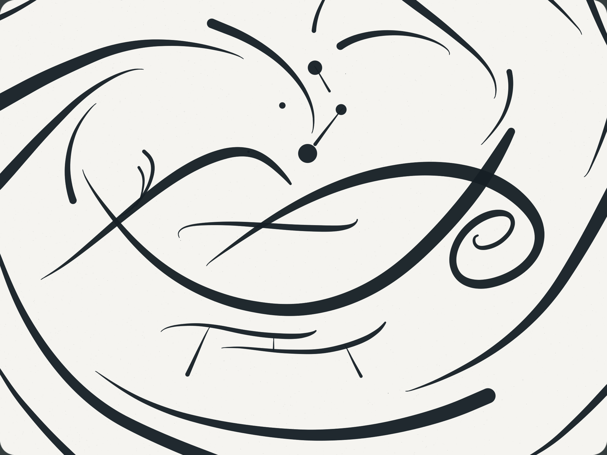 Sigil for "yugen", a Japanese word which means "a profound, mysterious sense of the beauty and magnificence of the universe".