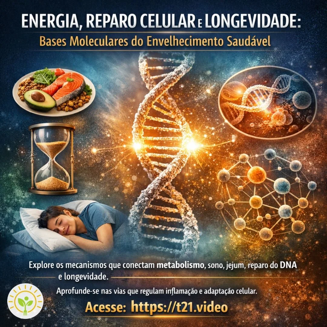 Energia, Reparo Celular e Longevidade: Bases Moleculares do Envelhecimento Saudável