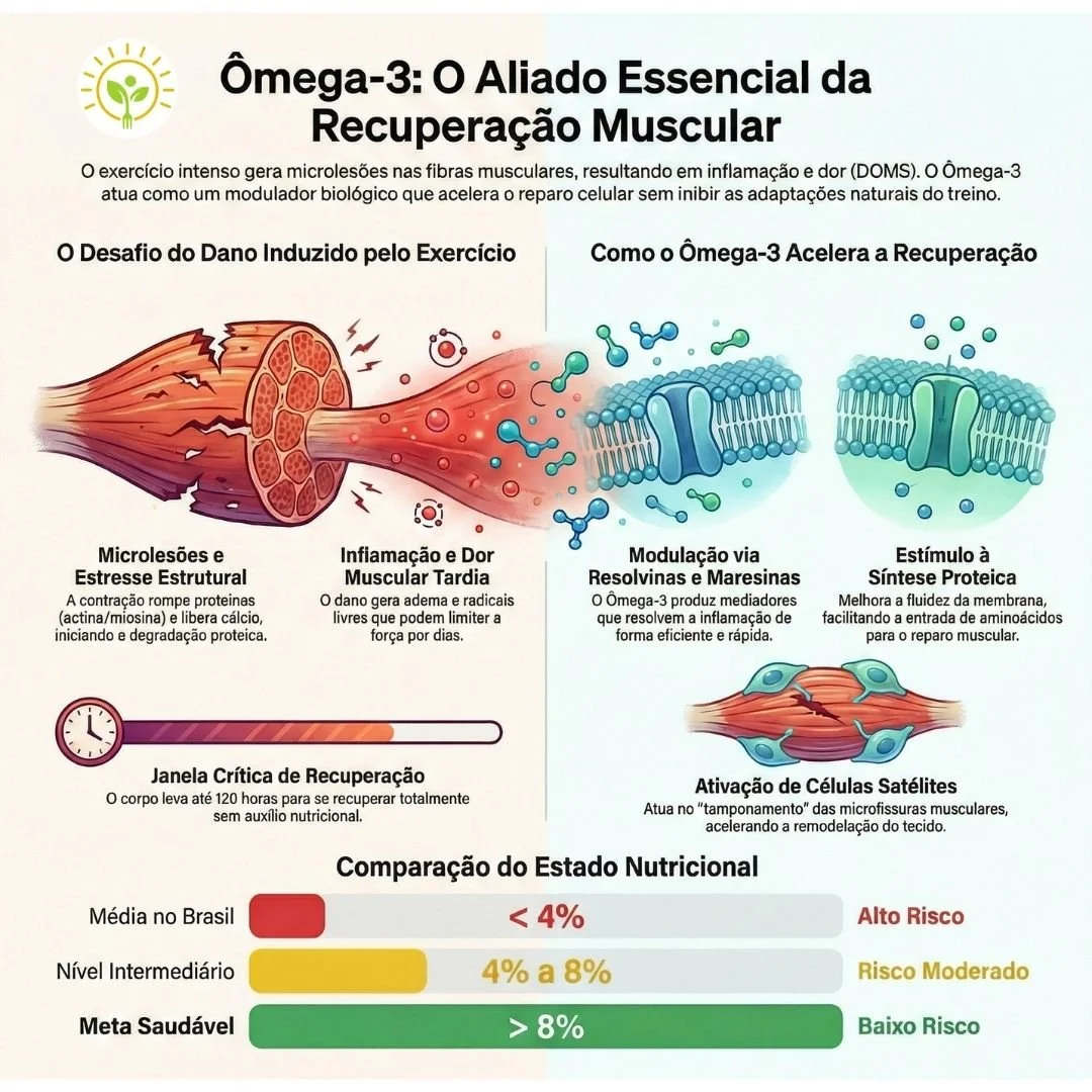 Papel do ômega-3 no esporte