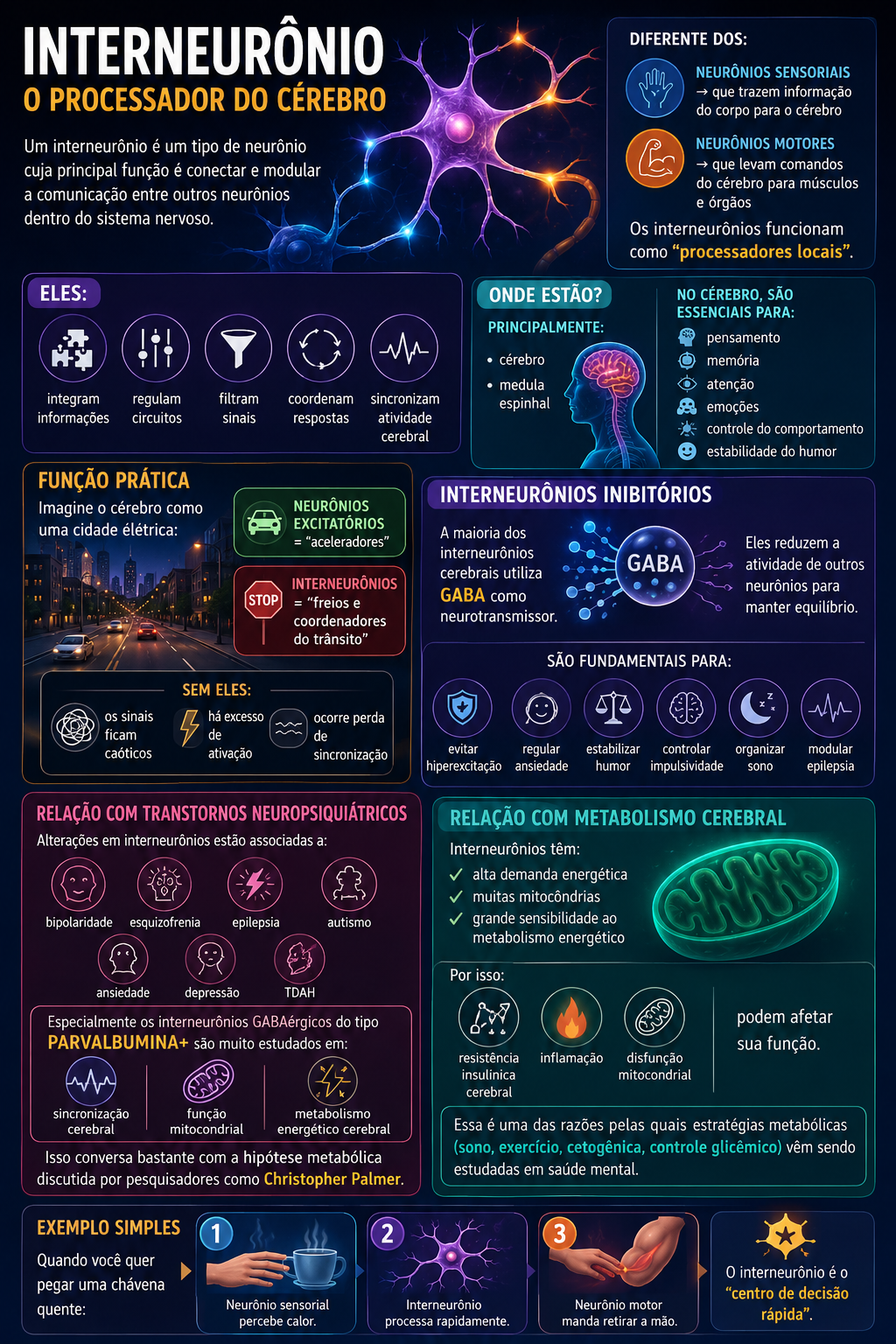 O que é um interneurônio?