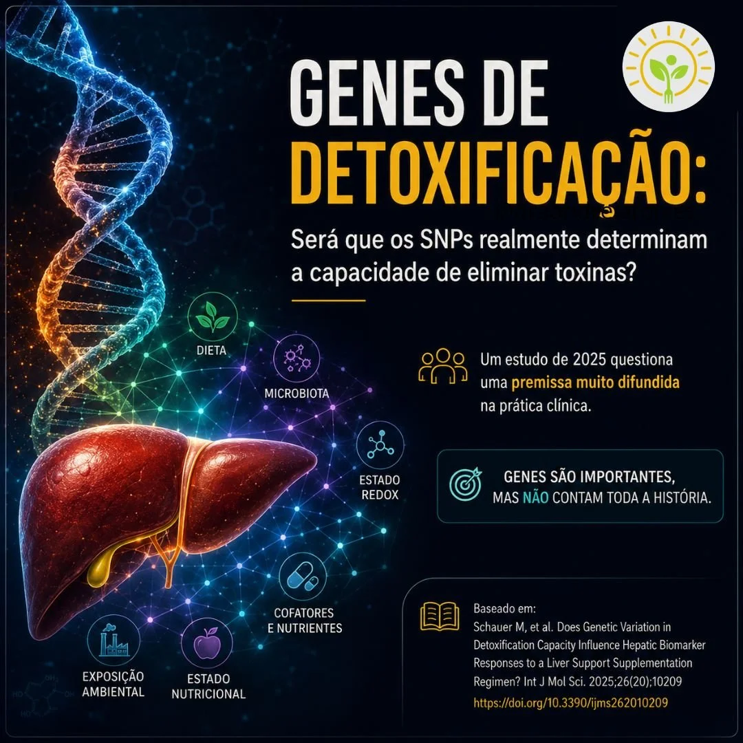 Como o seu DNA influencia a capacidade de "detox" do fígado? 