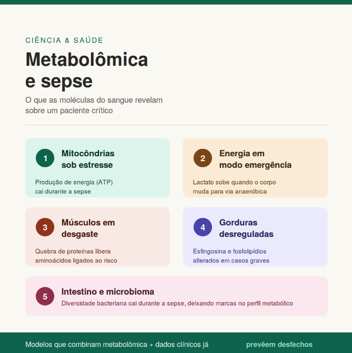 Metabolômica e Sepse: Como a Análise de Pequenas Moléculas Está Revolucionando o Diagnóstico em UTI?