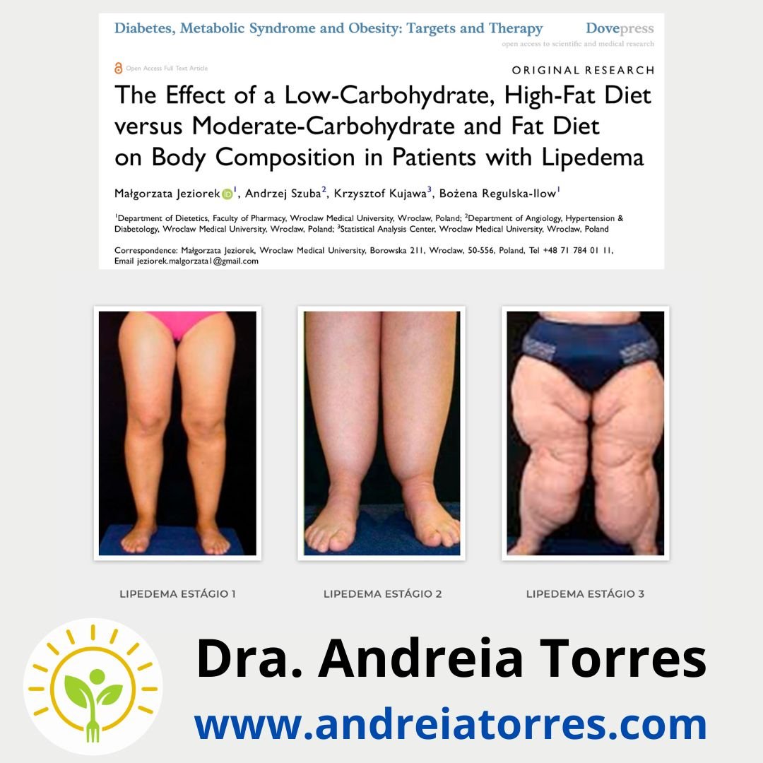 Tratamento do lipedema com dieta low carb — ANDREIA TORRES
