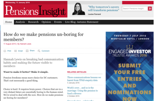 Pensions Insight