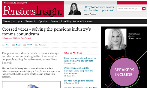 Pensions Insight