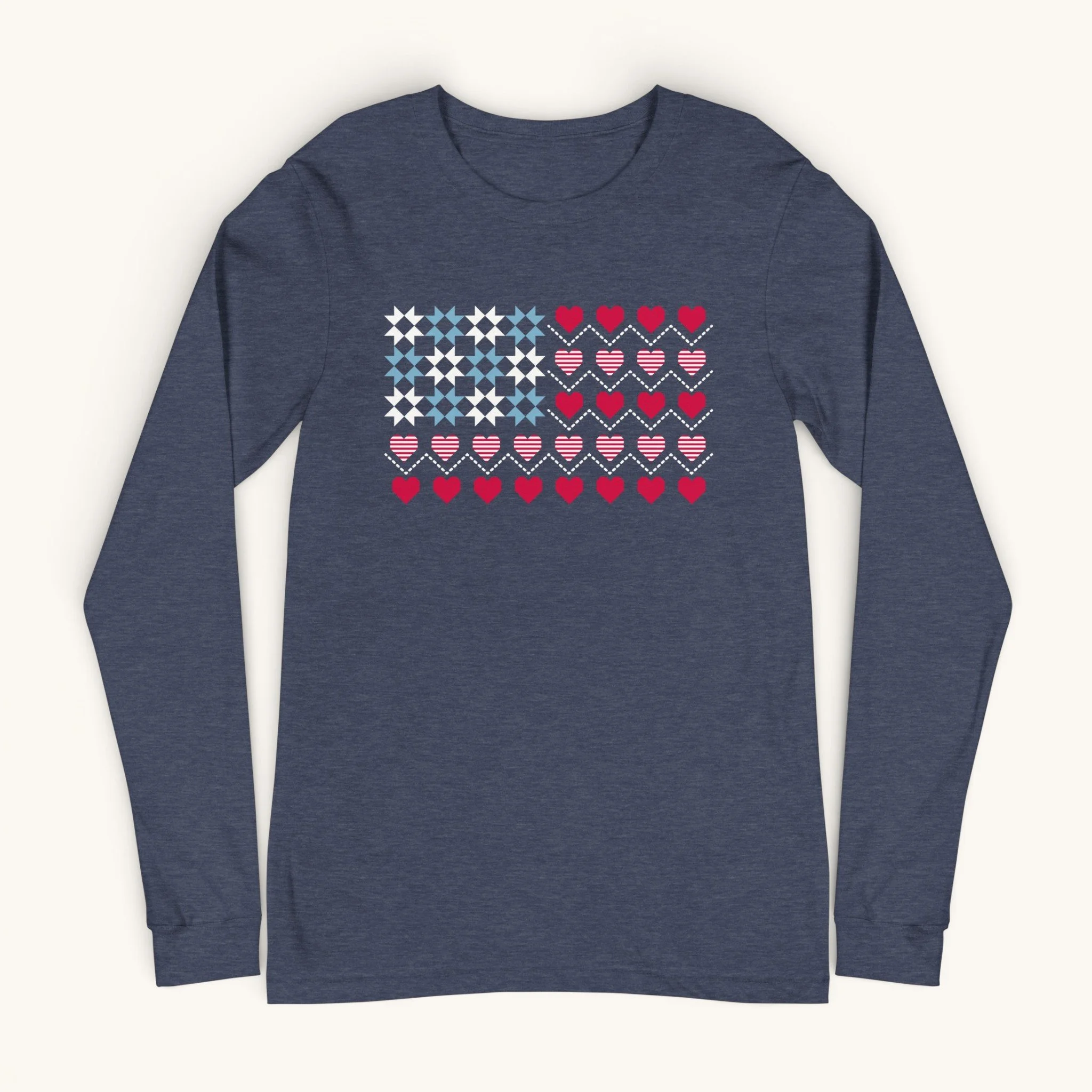 United We Quilt Long Sleeve Tshirt