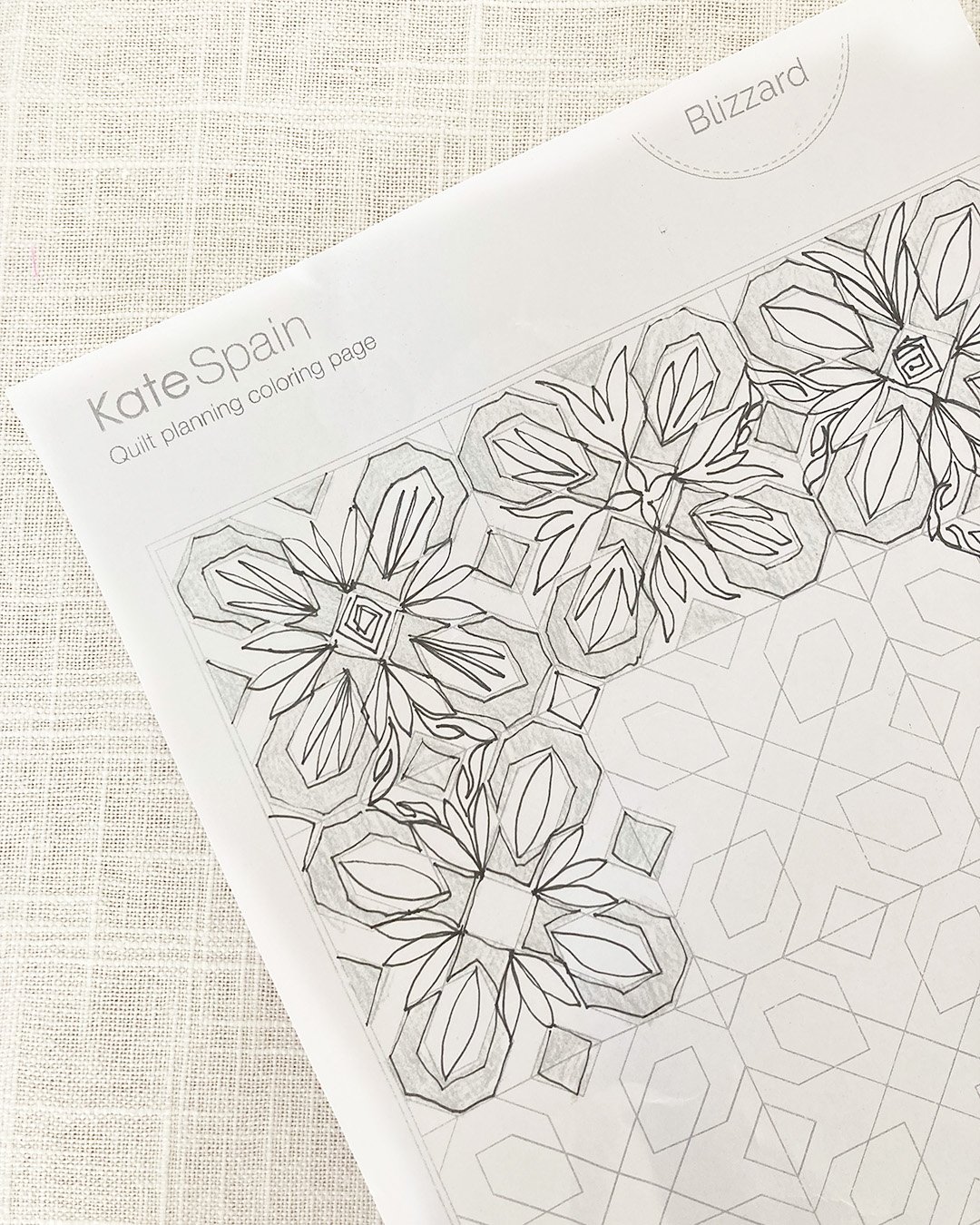 Quilt Planning and Coloring Page