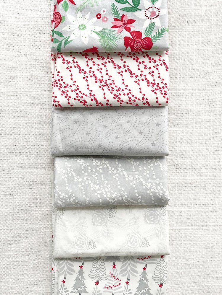 grey fabric bundle
