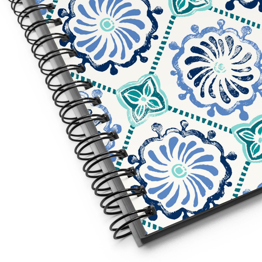 Xqumoi 2-Pack A5 Floral Motivational Spiral Notebooks – Inspirational Journals For School, Office, Gifts
