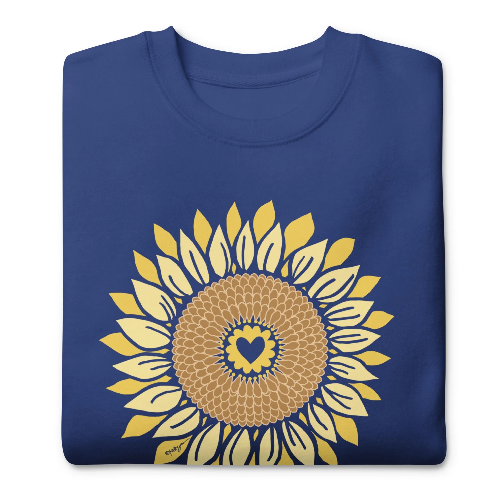 Sunflowers in My Heart Crewneck Sweatshirt