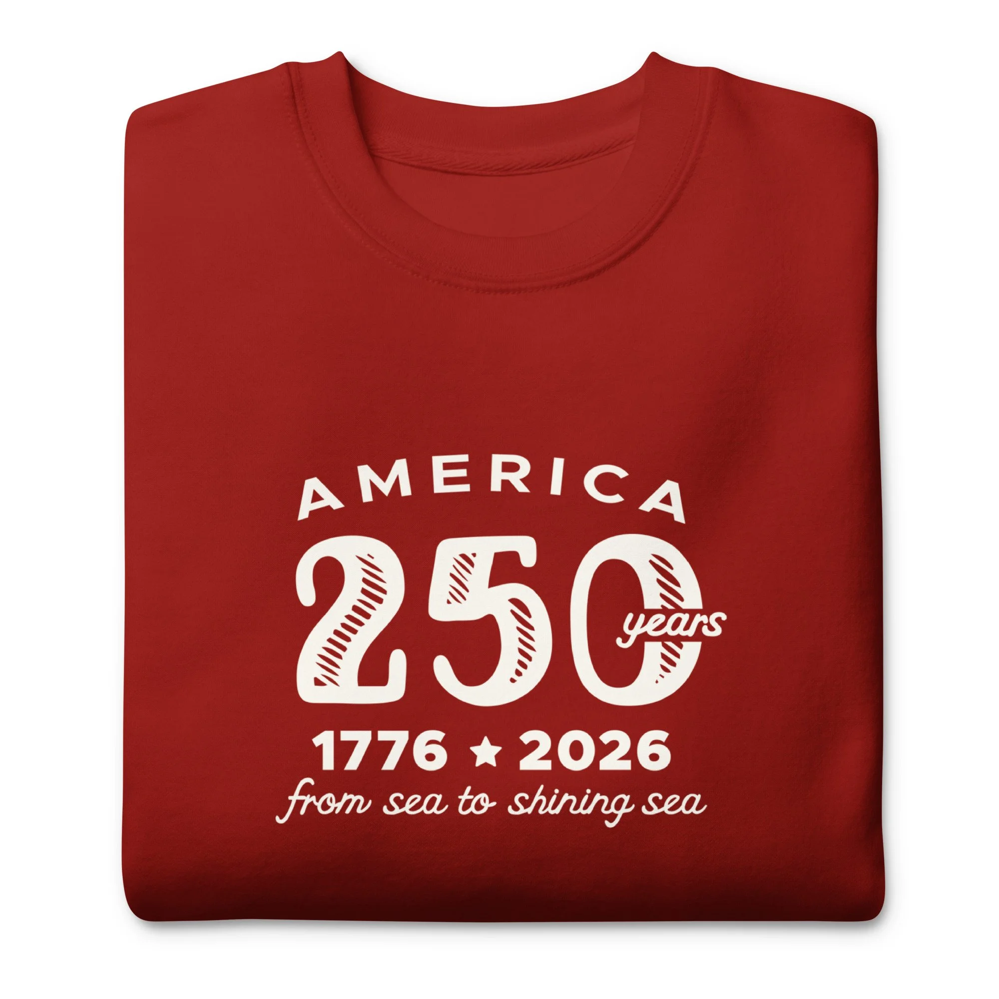 Happy 250th America Crewneck Sweatshirt