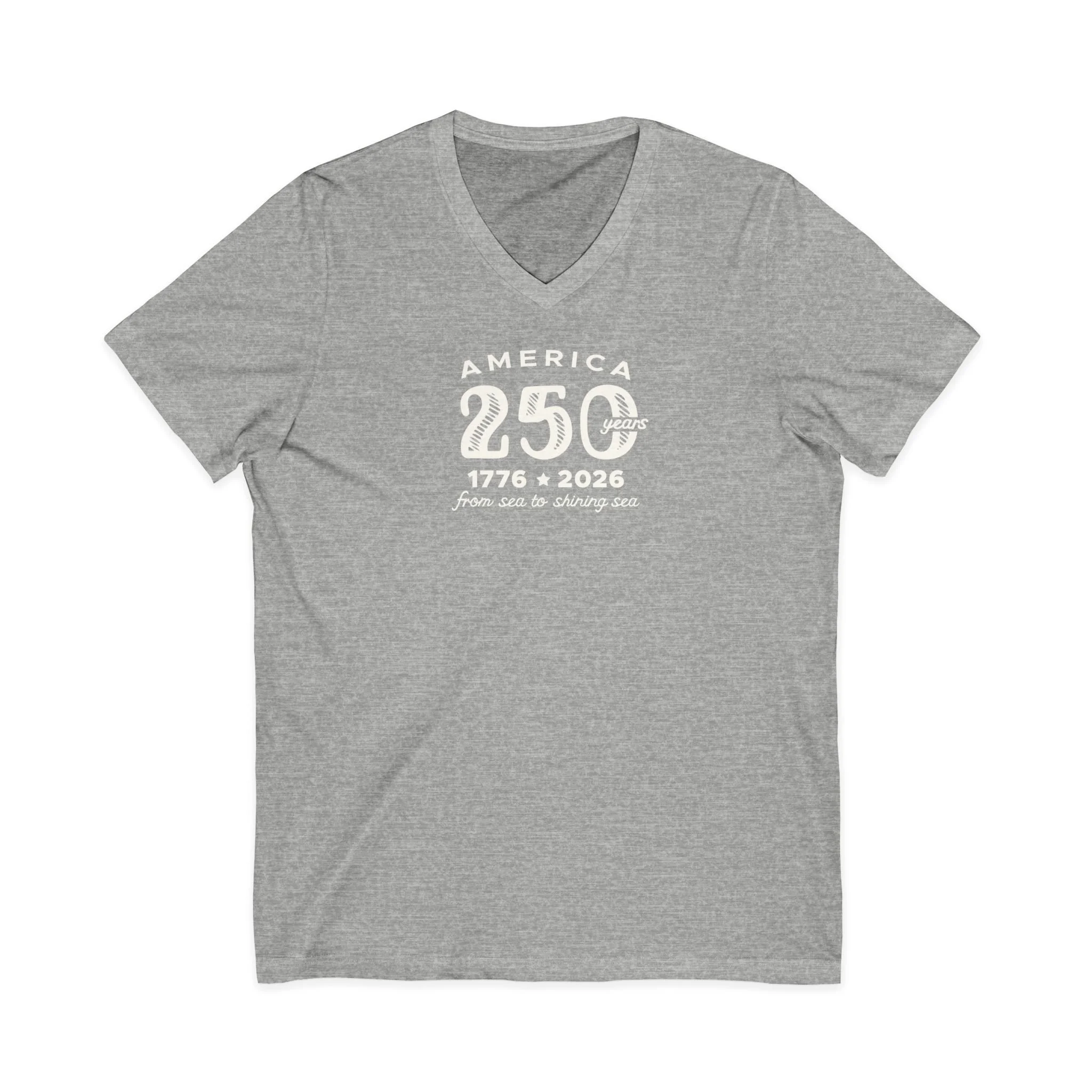 Happy 250th America V-Neck TShirt