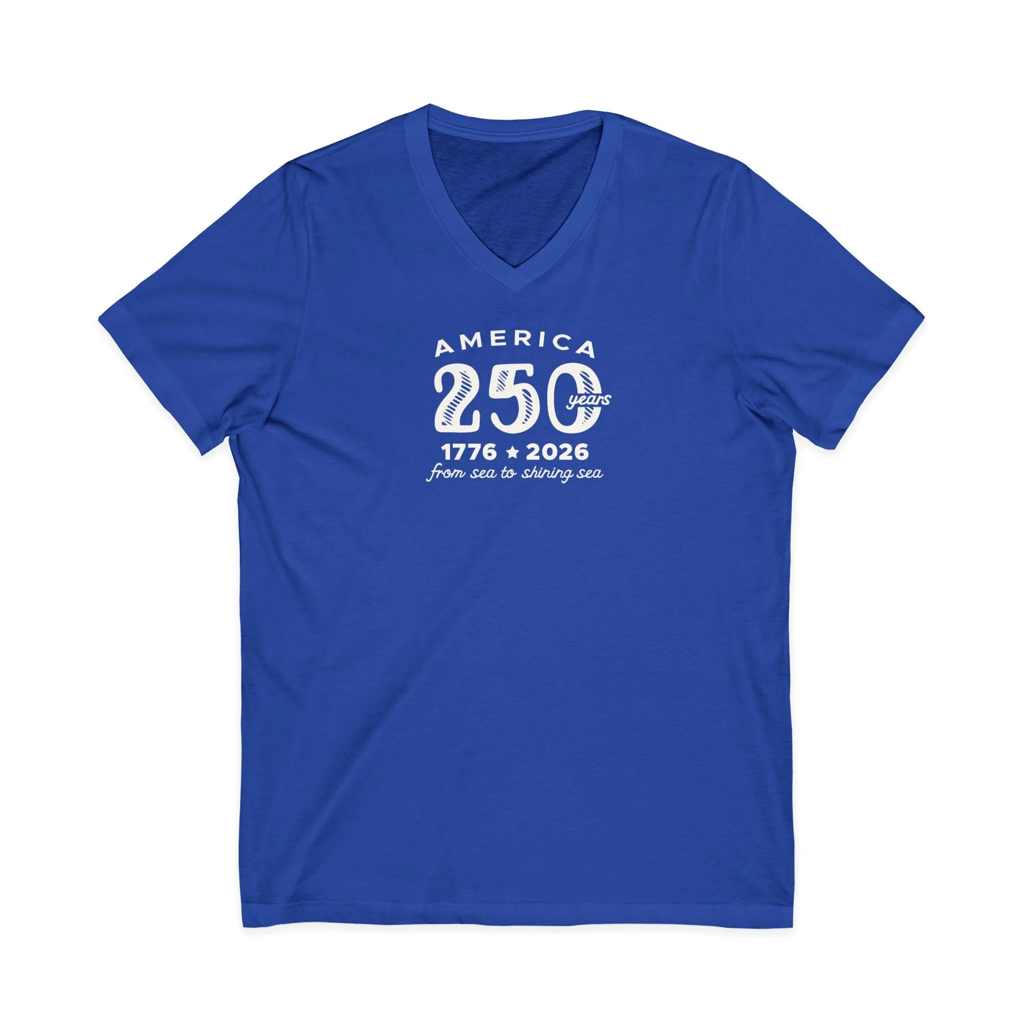 Happy 250th America V-Neck TShirt
