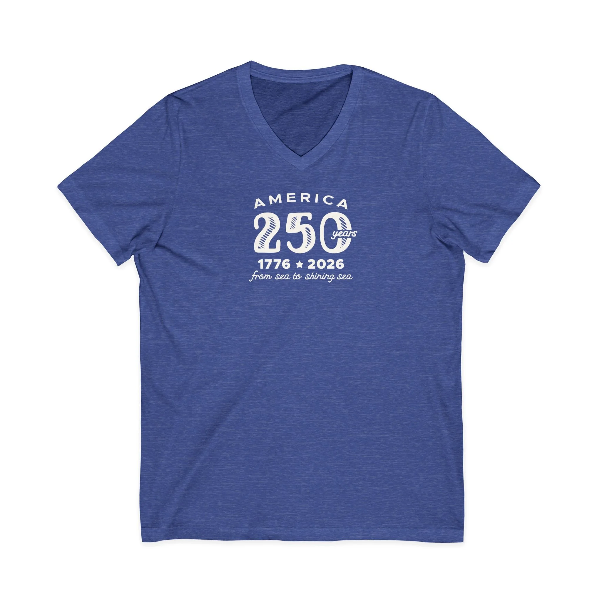 Happy 250th America V-Neck TShirt