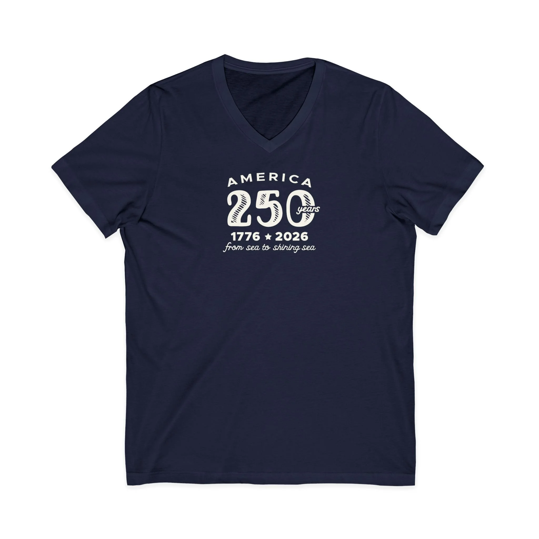 Happy 250th America V-Neck TShirt