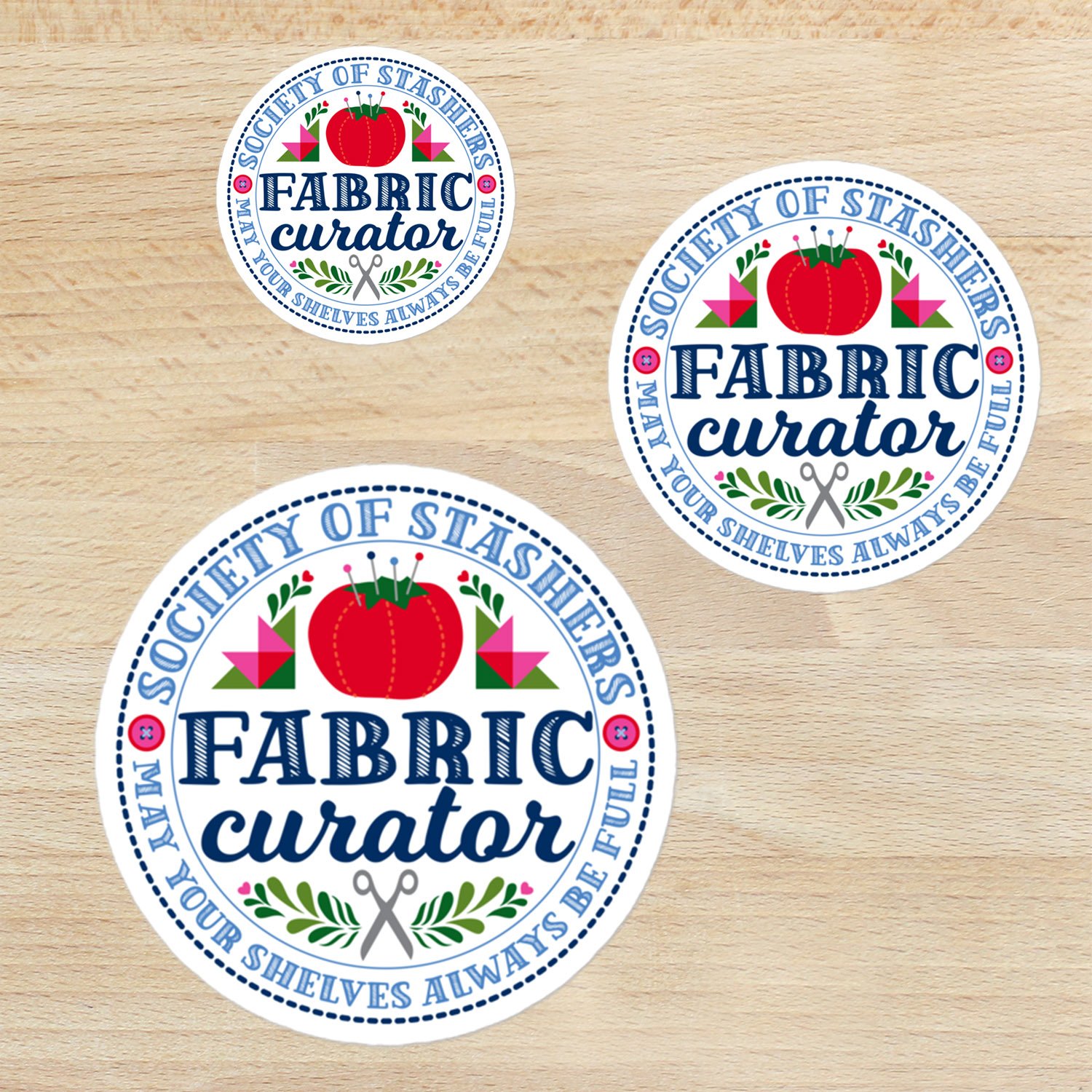 Fabric Curator Sticker