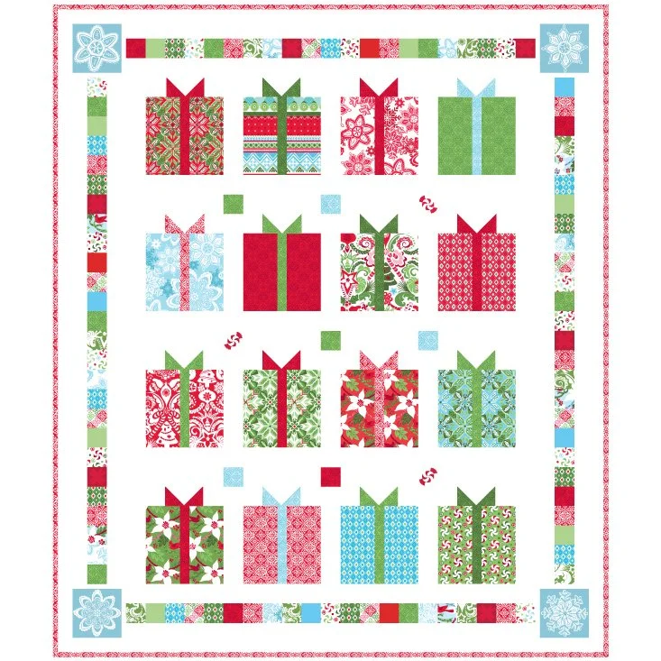 All Wrapped Up Flurry PDF Quilt pattern