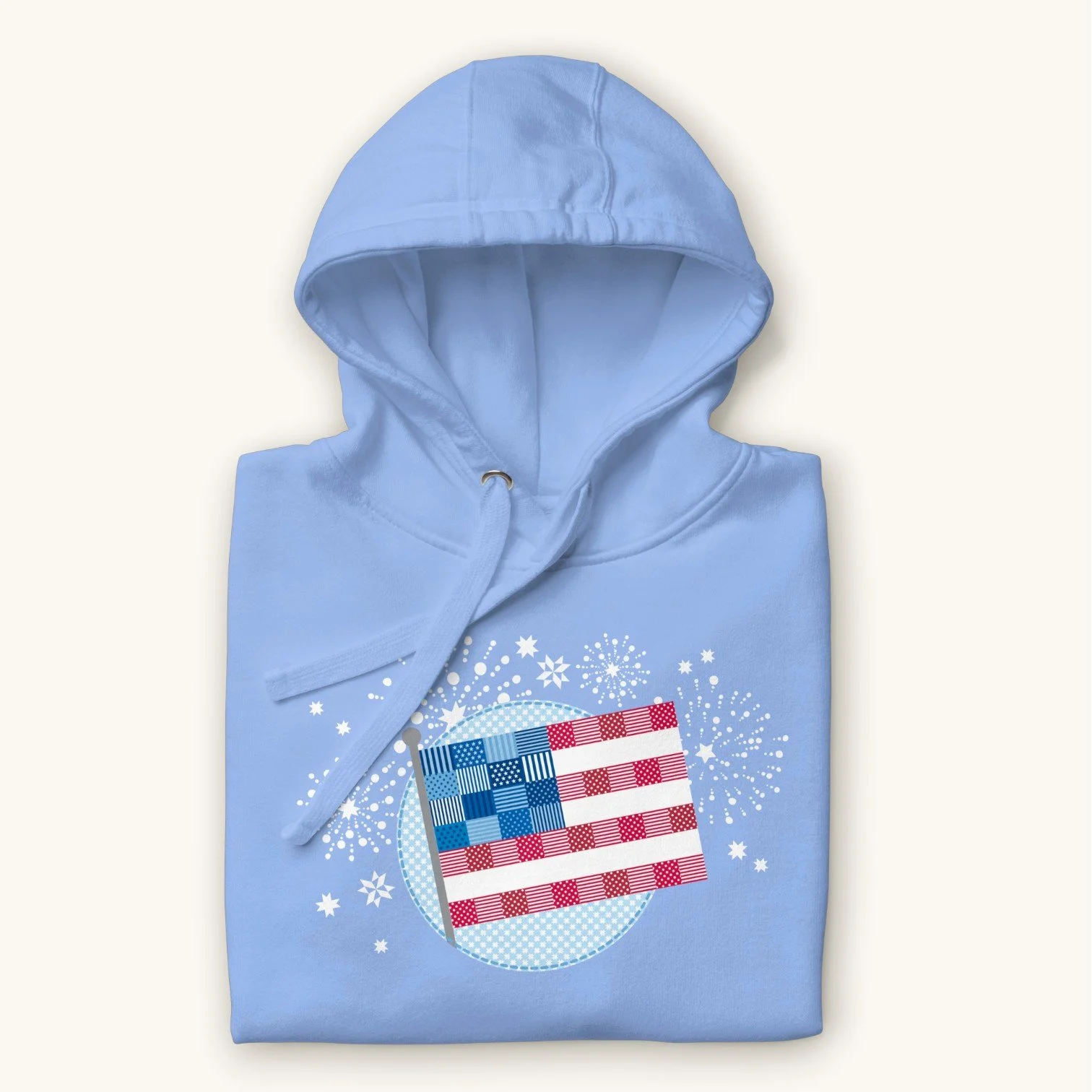 250th Patchwork Flag Hoodie